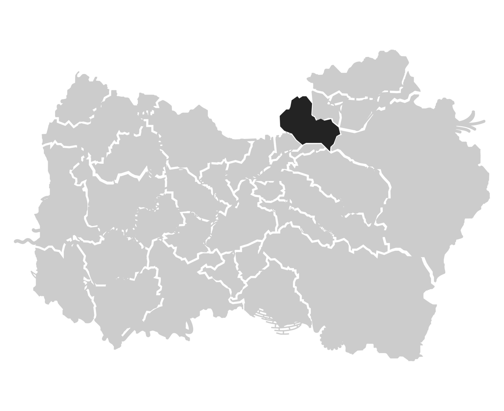 Mapa Región de O'Higgins
